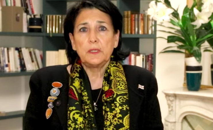 საქართველოს პრეზიდენტი ვიდეომიმართვას ავრცელებს