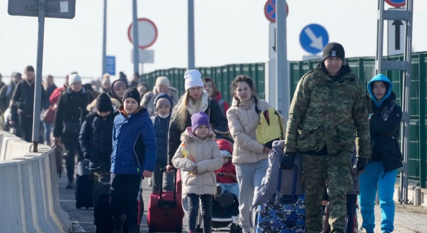 უკრაინიდან პოლონეთის საზღვარი მილიონზე მეტმა მოქალაქემ გადაკვეთა