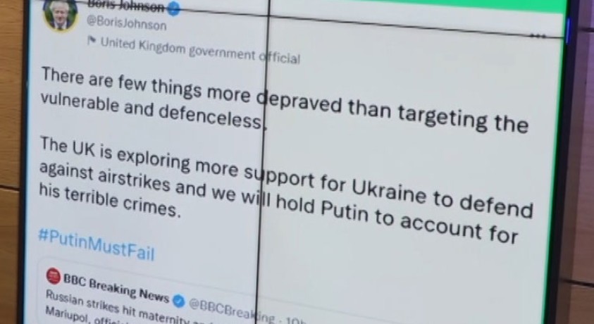 „პუტინს პასუხს მოვთხოვთ” – ავიაიერიში მარიუპოლის ბავშვთა საავადმყოფოზე