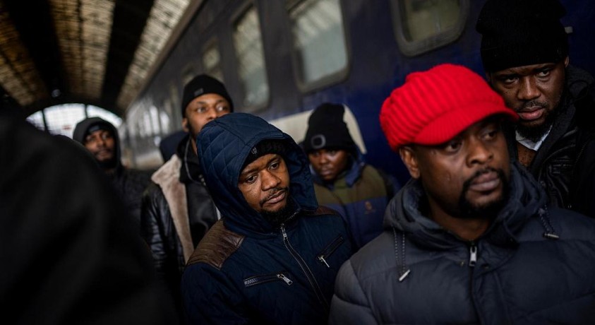 უკრაინიდან წამოსული ფერადკანიანი სტუდენტები დისკრიმინაციაზე საუბრობენ