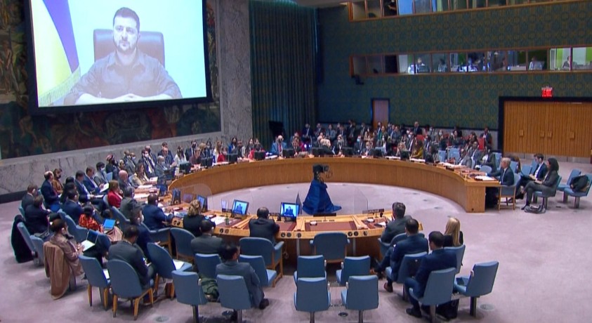 ვოლოდიმირ ზელენსკი საერთაშორისო ტრიბუნალის შექმნას მოითხოვს