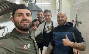 „ქართული კერძები უფასოდ“ – კიევში შეფ-მზარეული დიმა ბასილაია მოქალაქეებსა და მეომრებს მასპინძლობს