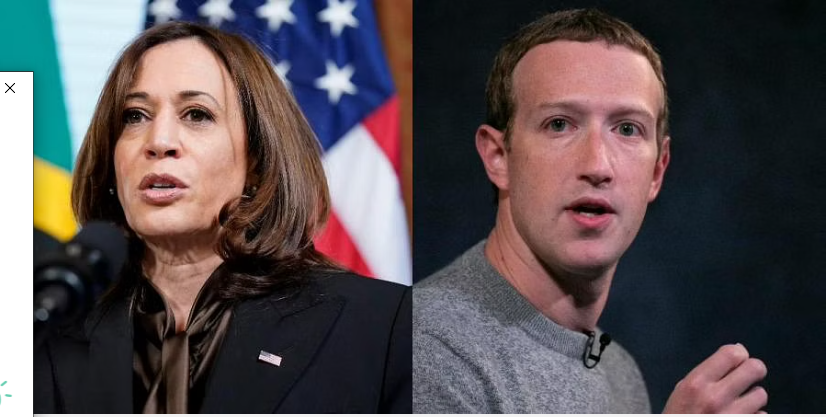 რუსეთმა სანქციები აშშ-ს ვიცე-პრეზიდენტს კამალა ჰარისსა და მარკ ცუკერბერგს დაუწესა