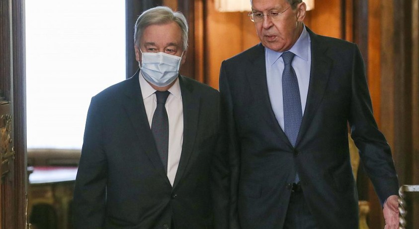 ანტონიუ გუტერეში ქვეყნებს საომარი მოქმედებების შეწყვეტისკენ მოუწოდებს