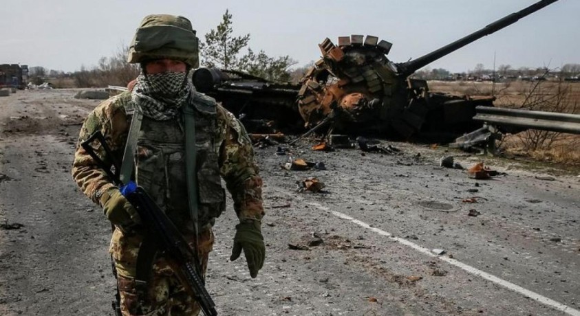 უკრაინული არმია დონბასში თავდაცვით სამხედრო ოპერაციას აწარმოებს