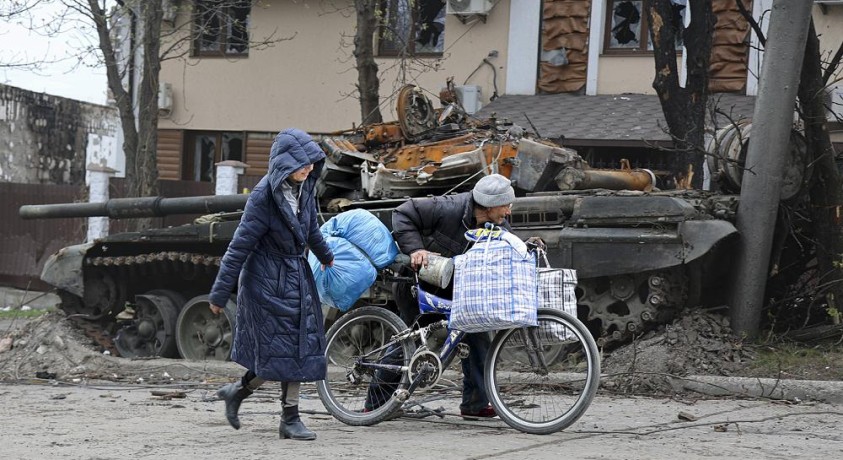 აზოვსტალის ქარხნიდან მშვიდობიანი მოქალაქეების ნაწილი გამოიყვანეს