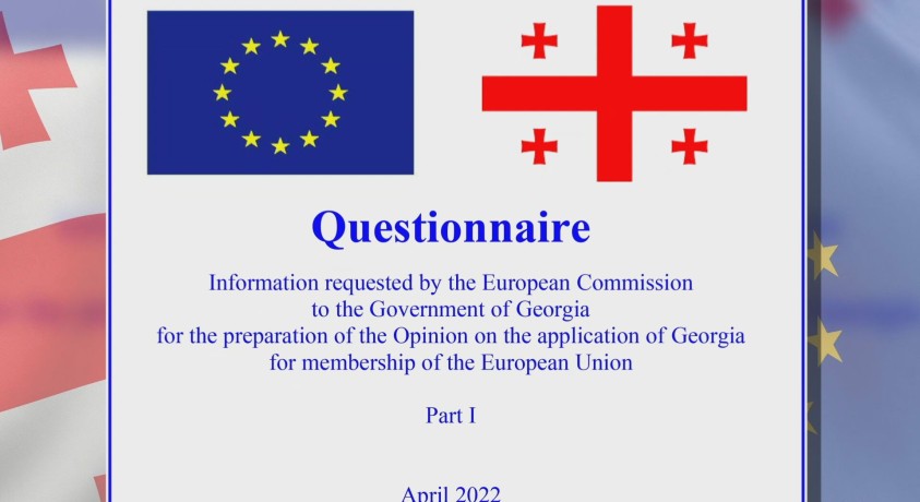 ოპოზიცია ევროკავშირის კითხვარის შევსების პროცესში ჩართვას და პასუხების გასაჯაროებას ითხოვს