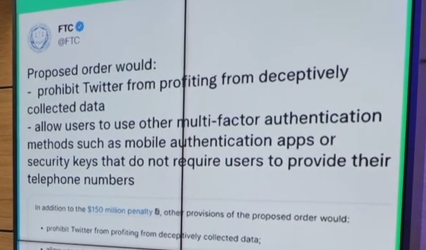 Twitter-ი მომხმარებლების მონაცემების გაყიდვის გამო 150 მილიონი დოლარით დაჯარიმდა