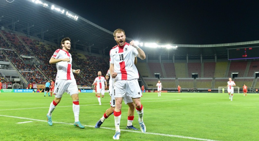 საქართველოს ფეხბურთელთა ნაკრებმა ჩრდილოეთ მაკედონია დაამარცხა