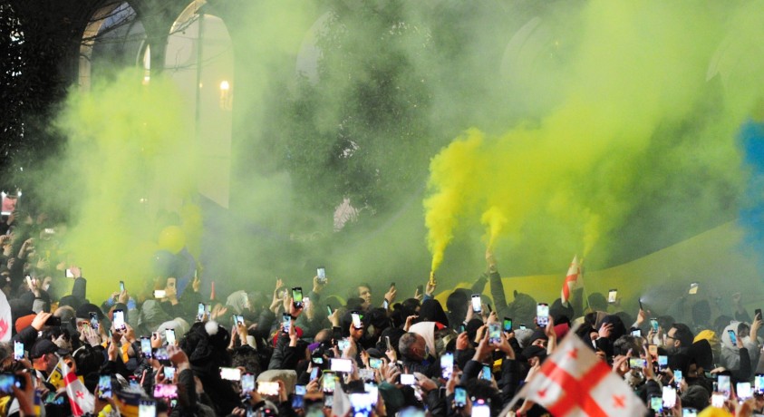 ორი აქცია საქართველოს ევროპული მომავლის მხადასაჭერად