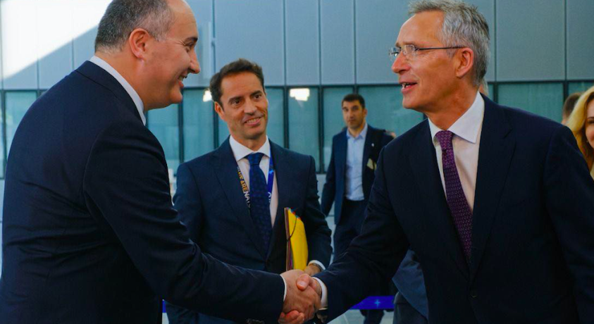 საქართველოს თავდაცვის მინისტრი ნატოს გენერალურ მდივანს შეხვდა