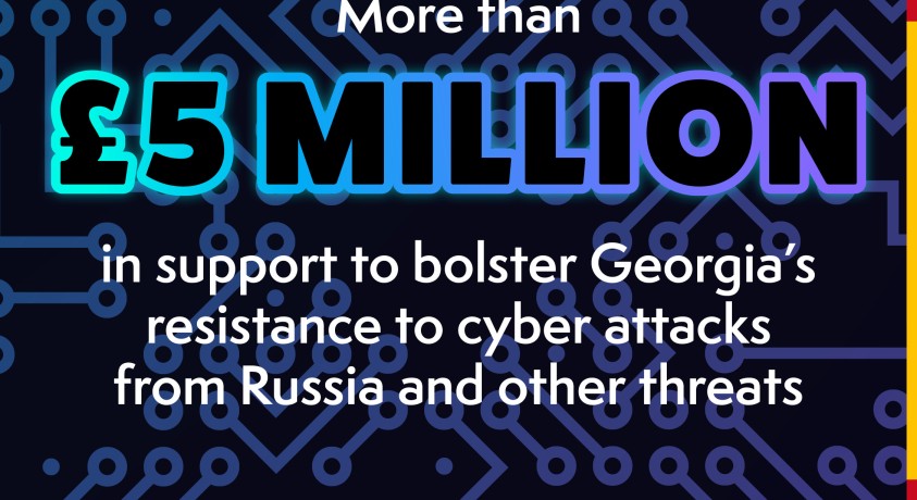 დიდი ბრიტანეთი საქართველოს კიბერშეტევებისგან დასაცავად 5 მილიონ გირვანქა სტერლინგს გამოუყოფს