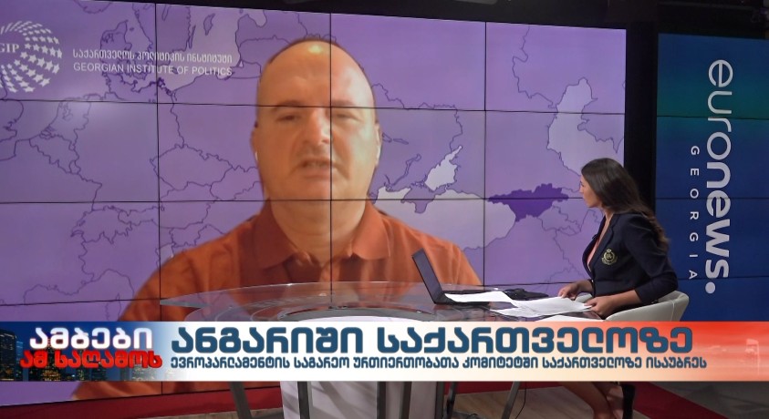 ანგარიში საქართველოზე – “საქართველოს პოლიტიკის ინსტიტუტის” დირექტორი, კორნელი კაკაჩია