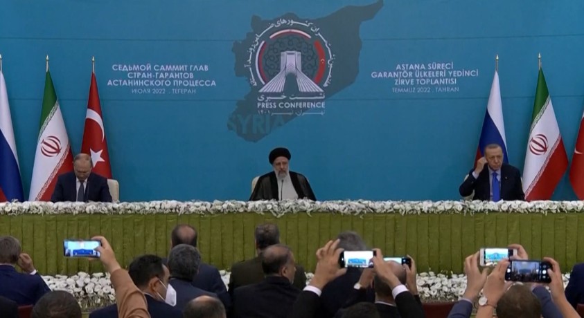 თეირანში რუსეთის, თურქეთისა და ირანის პრეზიდენტები შეხვდნენ