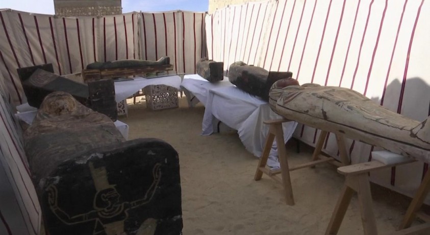 ეგვიპტური სარკოფაგები- კაიროსთან ახლოს 4000 წლის წინანდელი სარკოფაგები აღმოაჩინეს