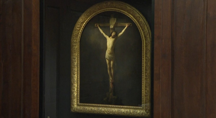 რემბრანდტის ნახატი საფრანგეთის პატარა სოფელში