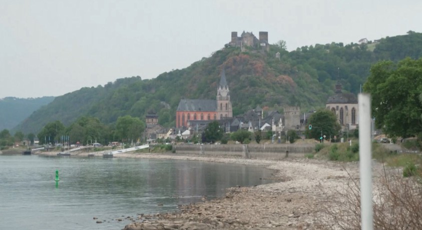 ევროპაში ძლიერი გვალვის გამო მდინარეებში წყლის დონემ საგრძნობლად დაიწია