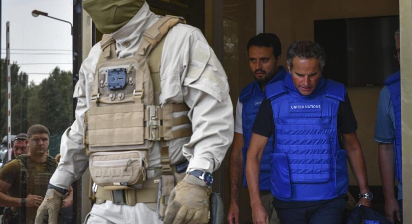 ატომური ენერგიის საერთაშორისო სააგენტოს წარმომადგენლები ზაპოროჟიეს სადგურის ტერიტორიაზე რჩებიან