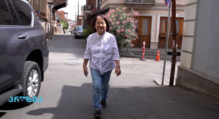 იაპონელი ჟურნალისტი იურიკო აკიშიმა, ევრონიუს ჯორჯიას ეთერში