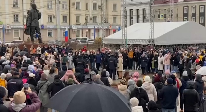 მობილიზაცია და პროტესტი რუსეთში