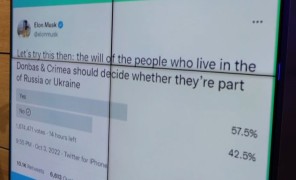 ილონ მასკის მშვიდობის ვერსია – მასკი ტვიტერზე უკრაინის ომზე წერს