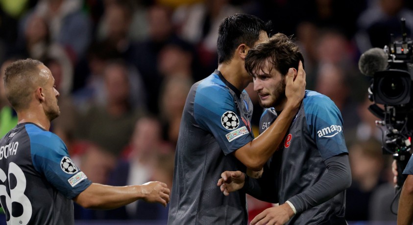 ხვიჩა კვარაცხელიას პირველი გოლი ჩემპიონთა ლიგაში