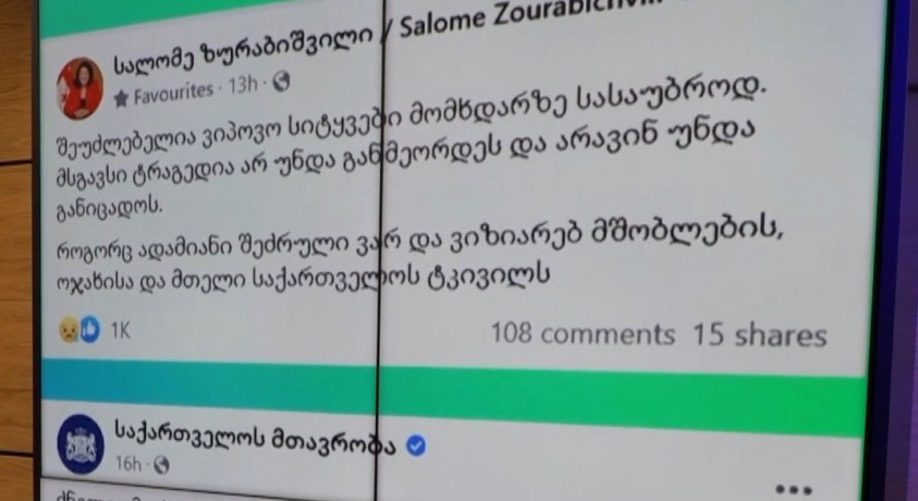 ტრაგედია ვაკის პარკში – რას წერენ სოციალურ ქსელში