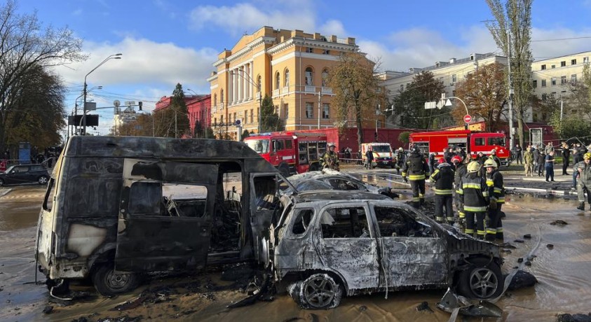 რუსული ძალები ე.წ. კამიკაძე დრონებით უკრაინულ ქალაქებს კვლავ ბომბავენ