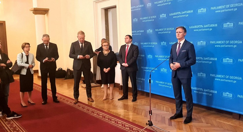 ლიეტუვის, ლატვიისა და ესტონეთის დელეგაციების ვიზიტი საქართველოს პარლამენტში დასრულდა