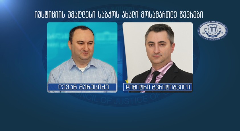 იუსტიციის უმაღლეს საბჭოში ლევან მურუსიძის და დიმიტრი გვრიტიშვილის დაბრუნება და შეფასებები