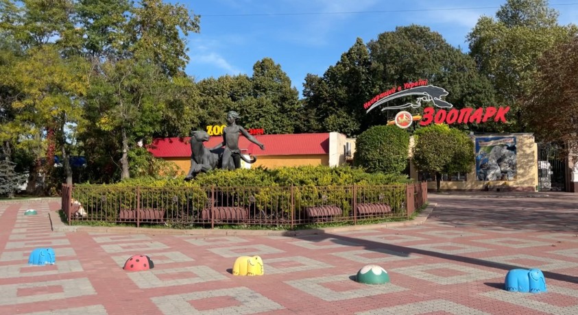 მიკოლაივის ზოოპარკში ვიზიტიორები ცოტა ხნით ომის საშინელებებს ივიწყებენ