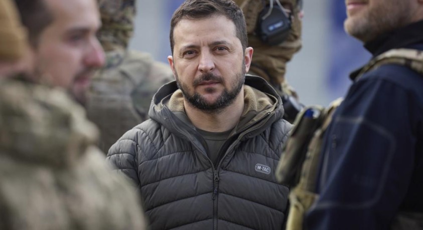 „ჩვენ წინ მივდივართ“ – ვოლოდიმირ ზელენსკი ხერსონში ჩავიდა