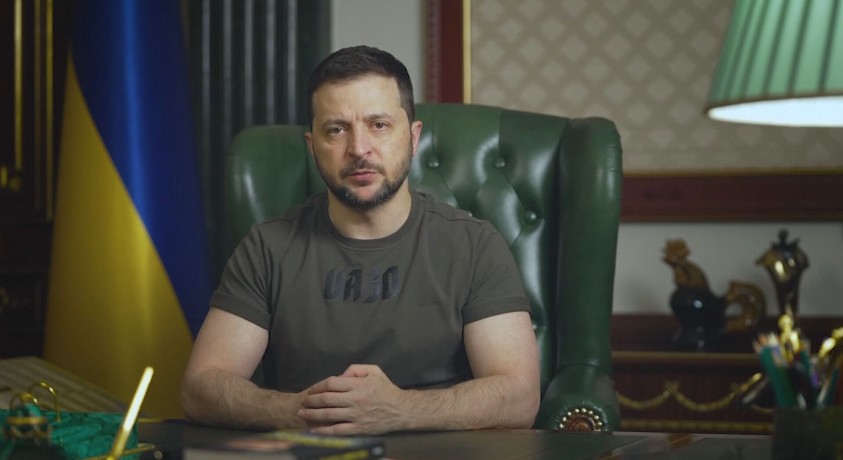ვოლოდიმირ ზელენსკი აშშ-სა და ევროკავშირს მადლობას უხდის