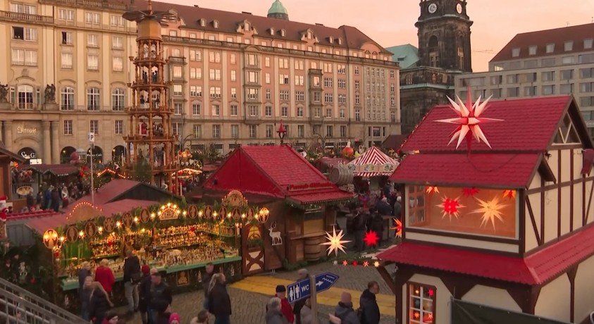 ორწლიანი პაუზის შემდეგ დრეზდენის საშობაო ბაზრობა გაიხსნა