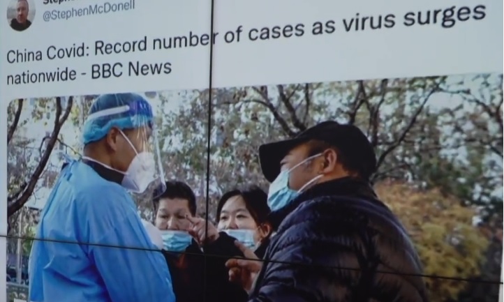 ჩინეთში Covid-19-ის შემთხვევების რეკორდული რაოდენობა დაფიქსირდა