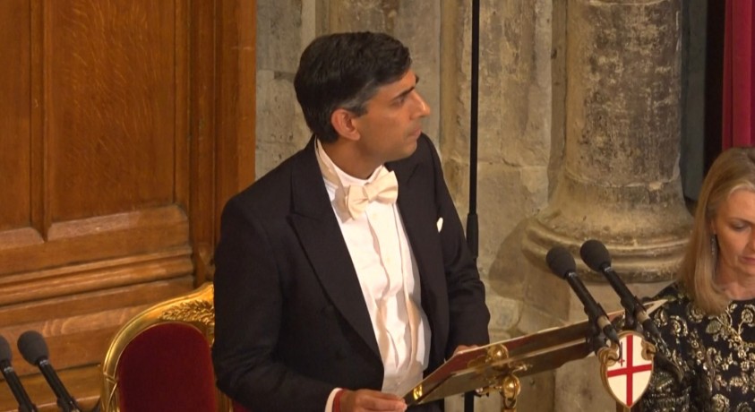 რიში სუნაკი: ჩინეთი დიდი ბრიტანეთისთვის  სისტემურ გამოწვევას წარმოადგენს