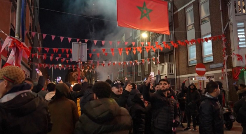 მაროკოელი გულშემატკივრები ნიდერლანდებში პოლიციას დაუპირისპირდნენ
