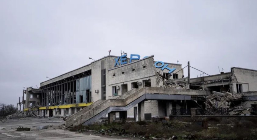 რუსული ძალები ხერსონს გამუდმებით ბომბავენ