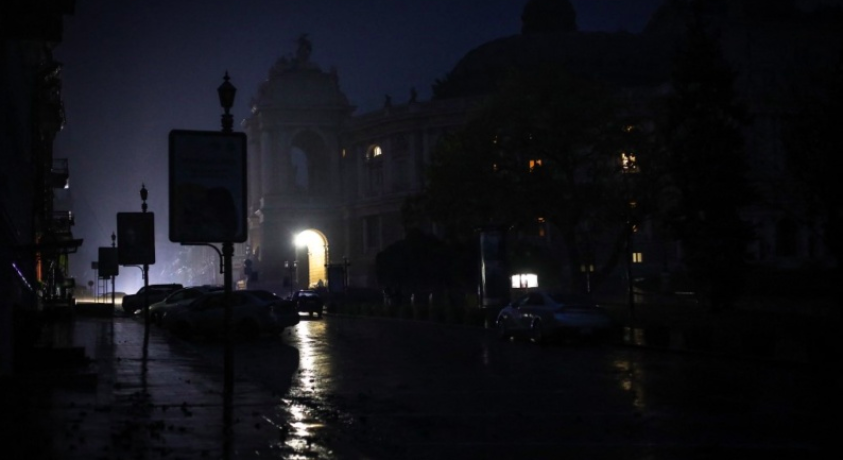 ოდესაში მილიონზე მეტ ადამიანს ელექტროენერგია არ მიეწოდება