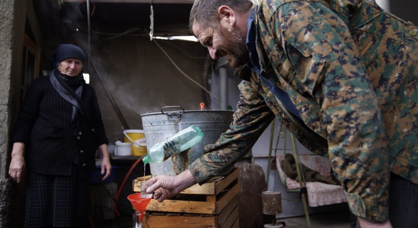 საოკუპაციო ხაზთან… ახალი წელი ქერეში