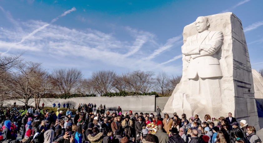 ვაშინგტონში მარტინ ლუთერ კინგის ხსოვნას პატივი მიაგეს
