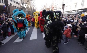 საფრანგეთში ჩინური ახალი წლის დადგომას აღნიშნავენ