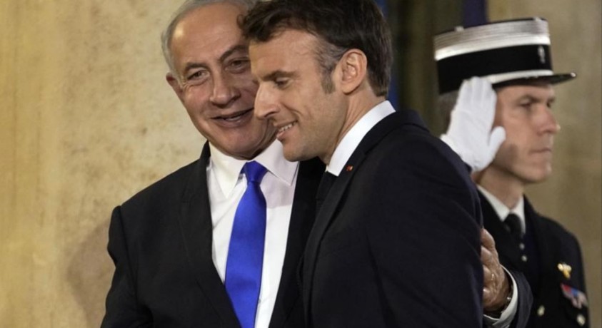 ბენიამინ ნეთანიაჰუ ოფიციალური ვიზიტით საფრანგეთში იმყოფება