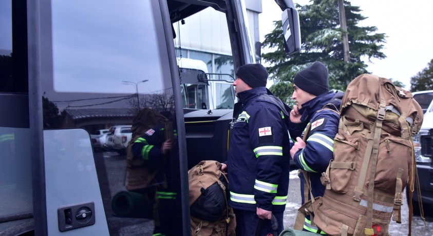 საქართველოდან თურქეთში მაშველები გაემგზავრნენ