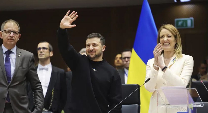 „მოსკოვი ცდილობს, ევროპული ცხოვრების წესი მოსპოს“- ზელენსკი ევროპარლამენტარებს