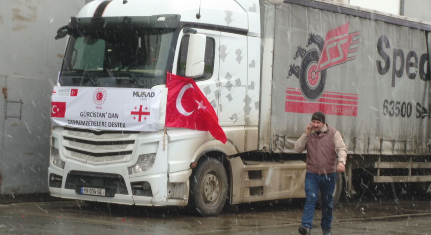 თბილისიდან თურქეთის მიმართულებით ჰუმანიტარული დახმარება გაიგზავნა