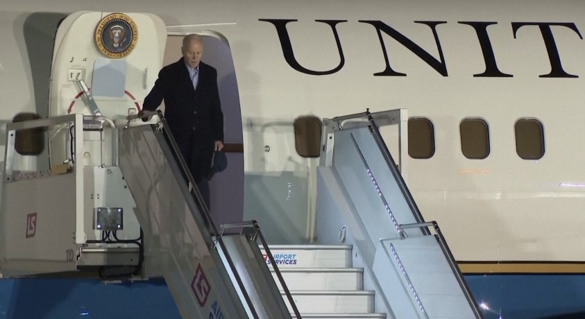 ჯო ბაიდენი კიევში ვიზიტის შემდეგ პოლონეთში ჩავიდა