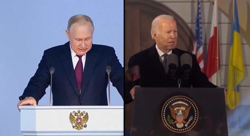 ბაიდენისა და პუტინის მიმართვები