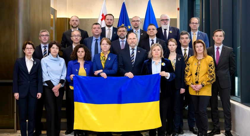 ევროკავშირის წარმომადგენლობა საქართველოში: უკრაინის ბრძოლა ჩვენი ბრძოლაა