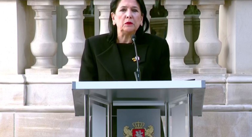 სალომე ზურაბიშვილი: საქართველოს მთავრობა თუ არა, საქართველოს პრეზიდენტი უთუოდ უნდა ყოფილიყო დღეს კიევში